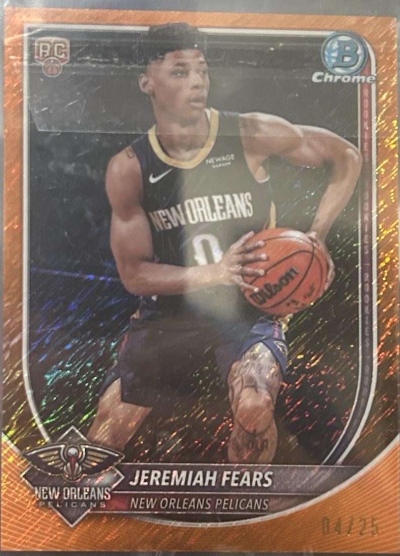 Jeremiah Fears [Orange] #BCV-7