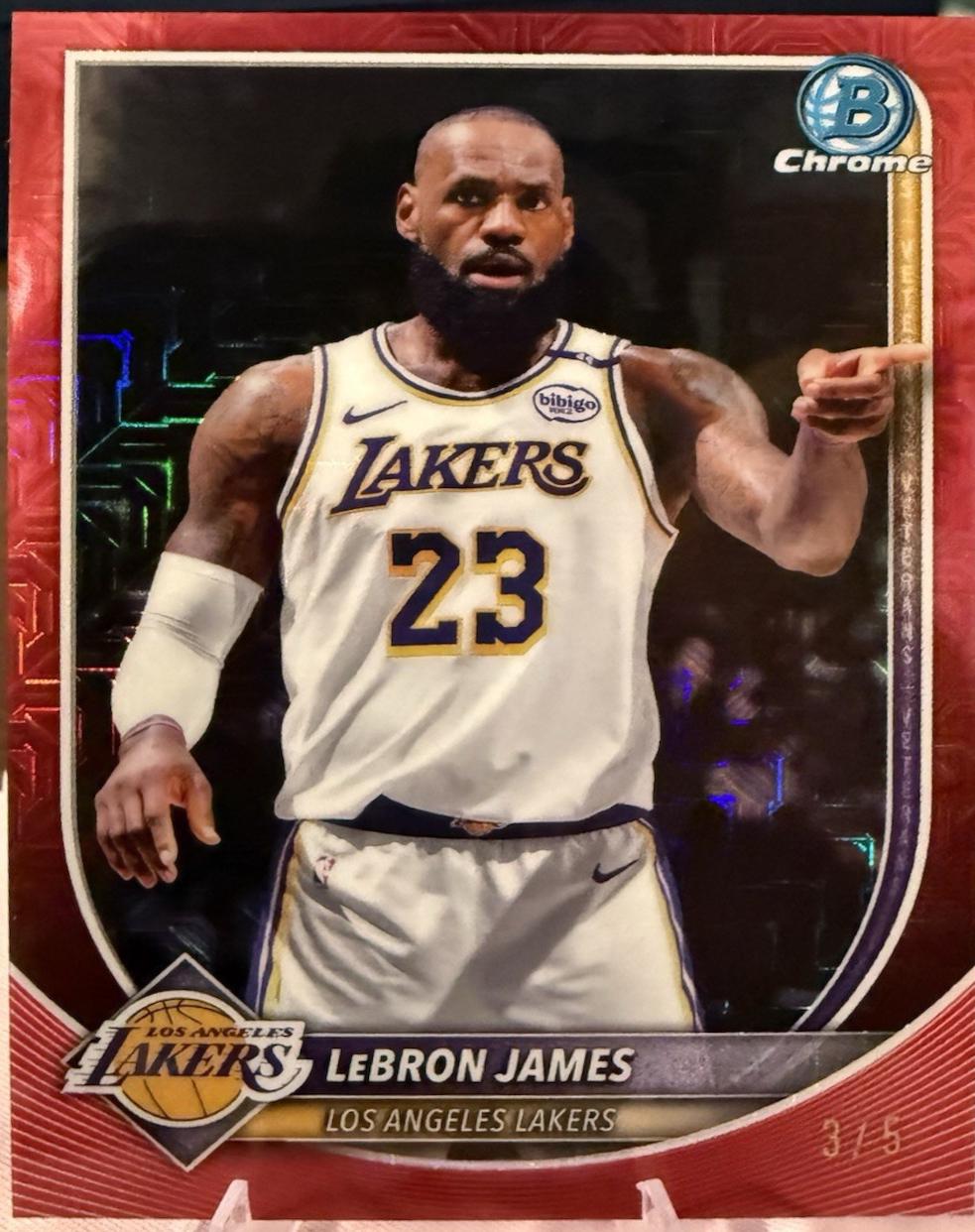 LeBron James [Red] #BCV-121