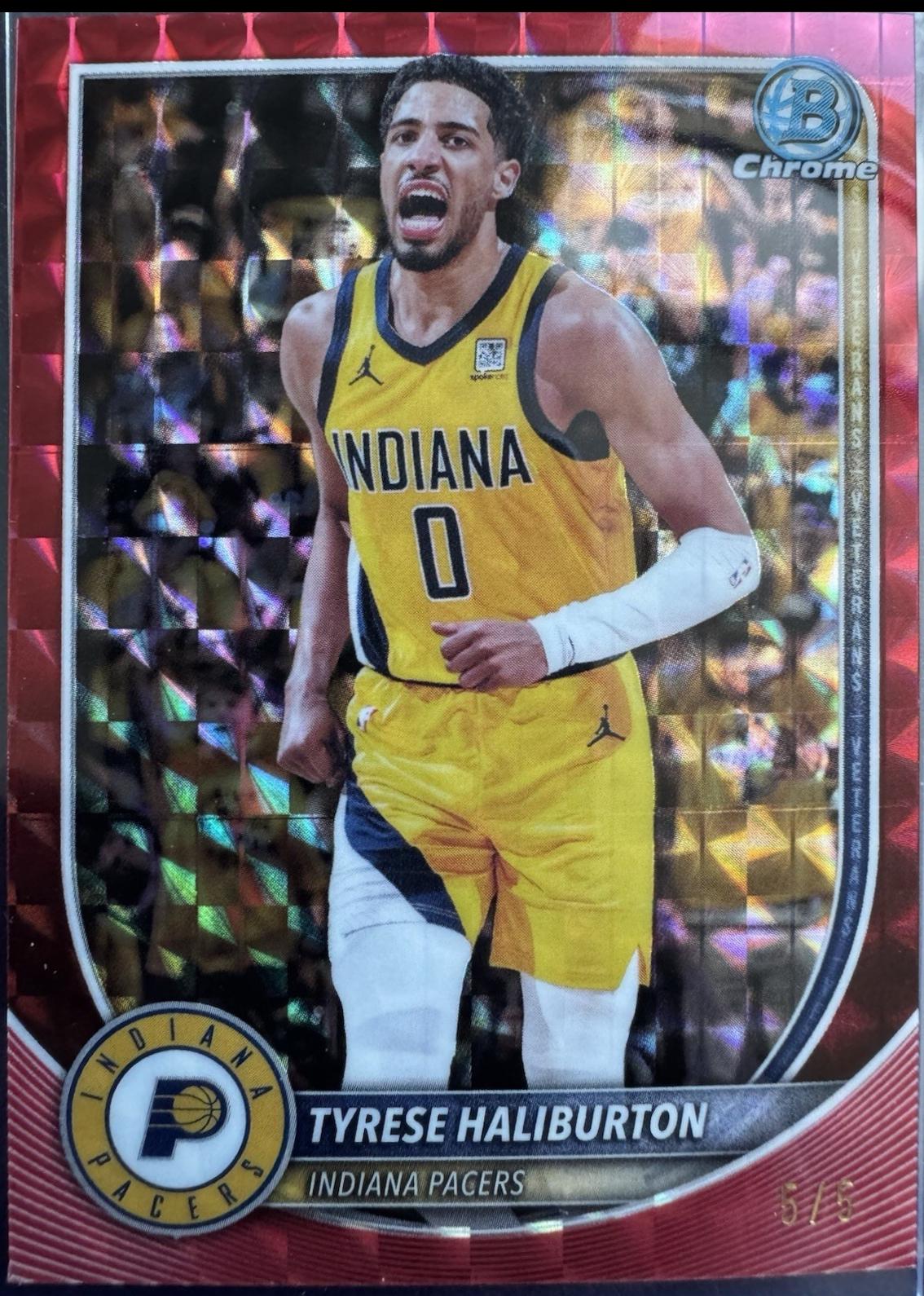 Tyrese Haliburton [Red] #BCV-77