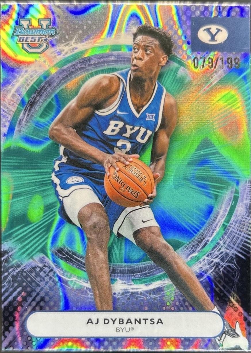 AJ Dybantsa [Aqua Lava Refractor] #9