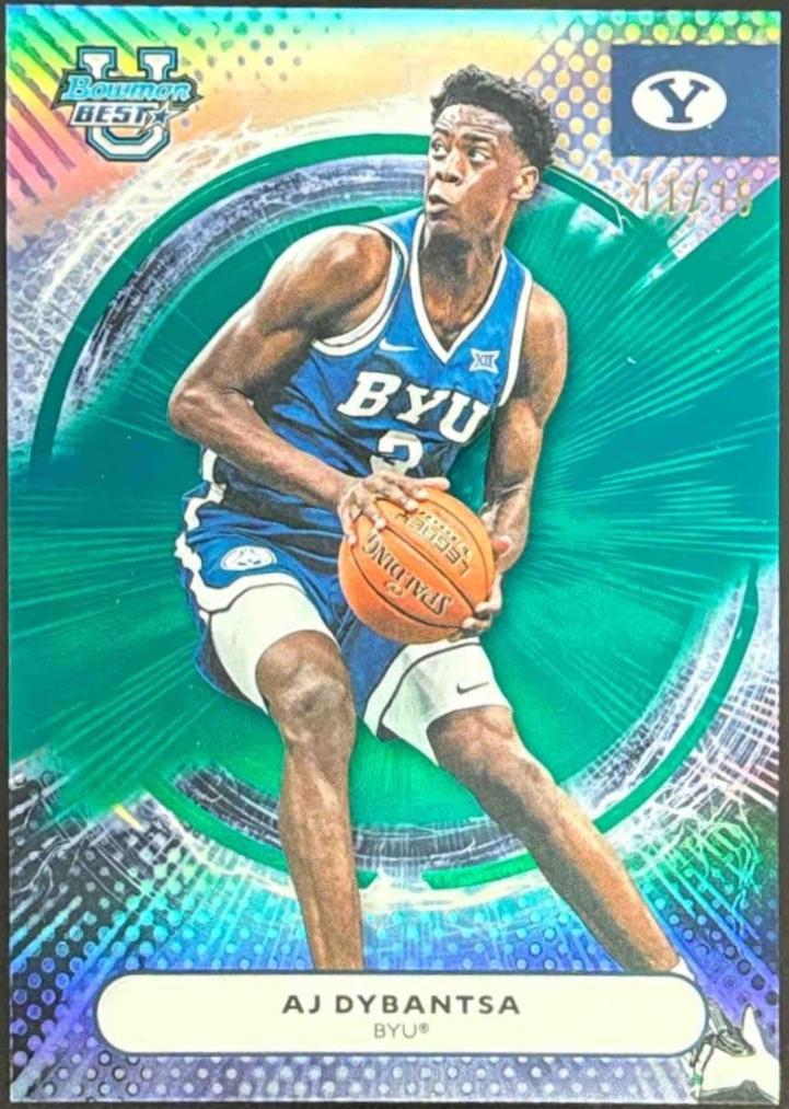 AJ Dybantsa [Teal Refractor] #9