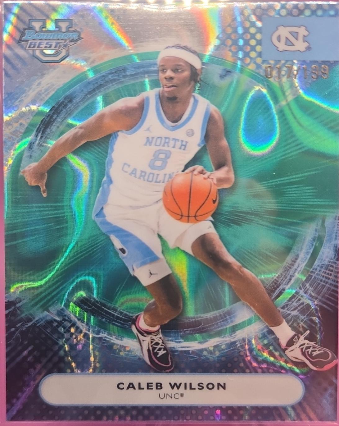 Caleb Wilson [Aqua Lava Refractor] #91