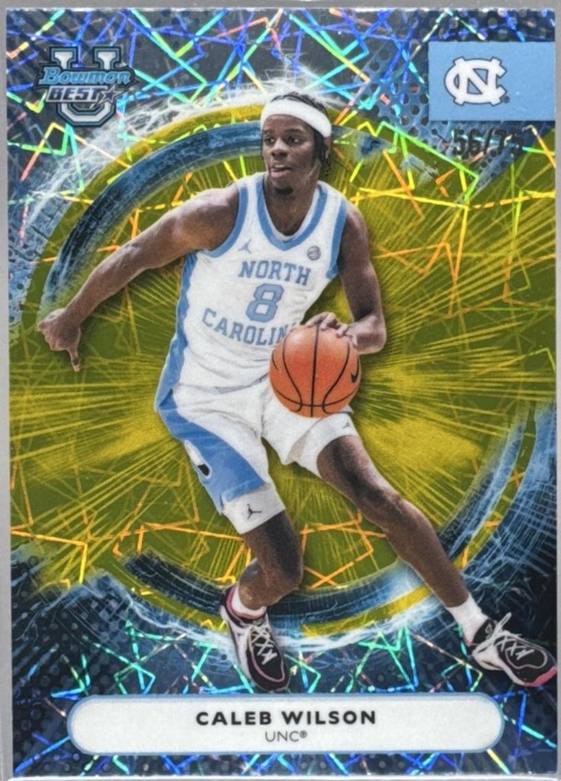 Caleb Wilson [Yellow Lazer Refractor] #91