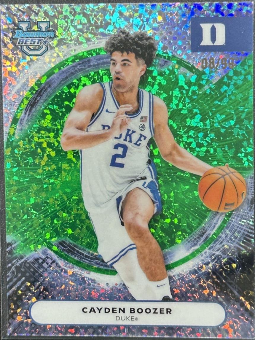 Cayden Boozer [Green Mini-Diamond Refractor] #97