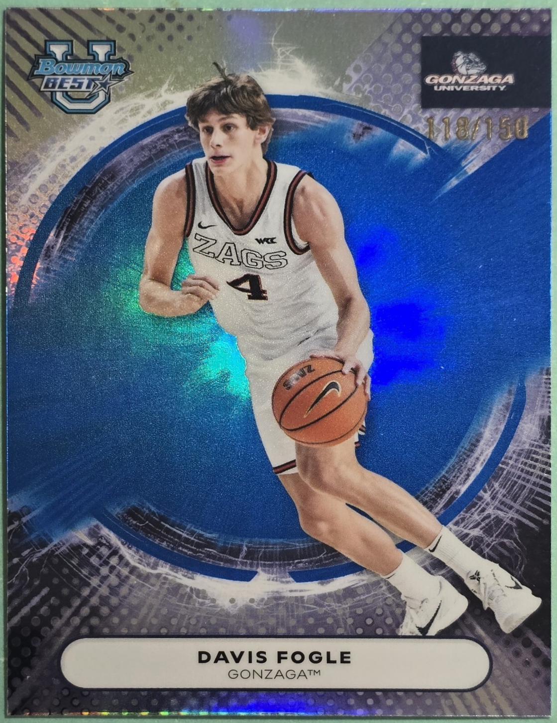 Davis Fogle [Blue Refractor] #55