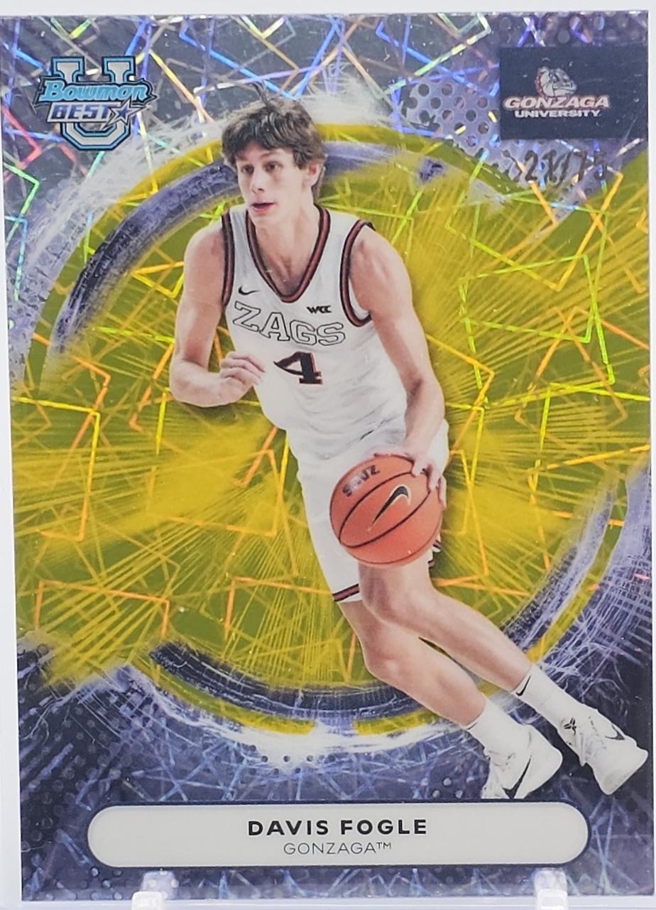 Davis Fogle [Yellow Lazer Refractor] #55
