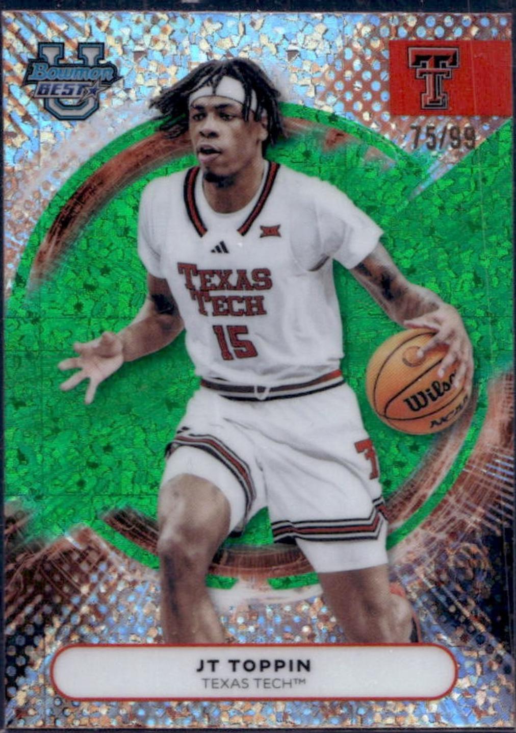 JT Toppin [Green Mini-Diamond Refractor] #99