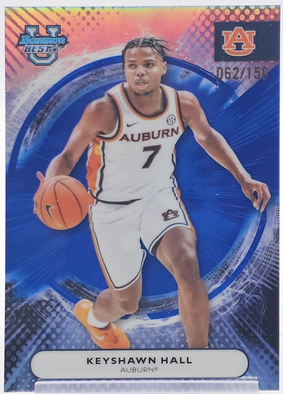 Keyshawn Hall [Blue Refractor] #68