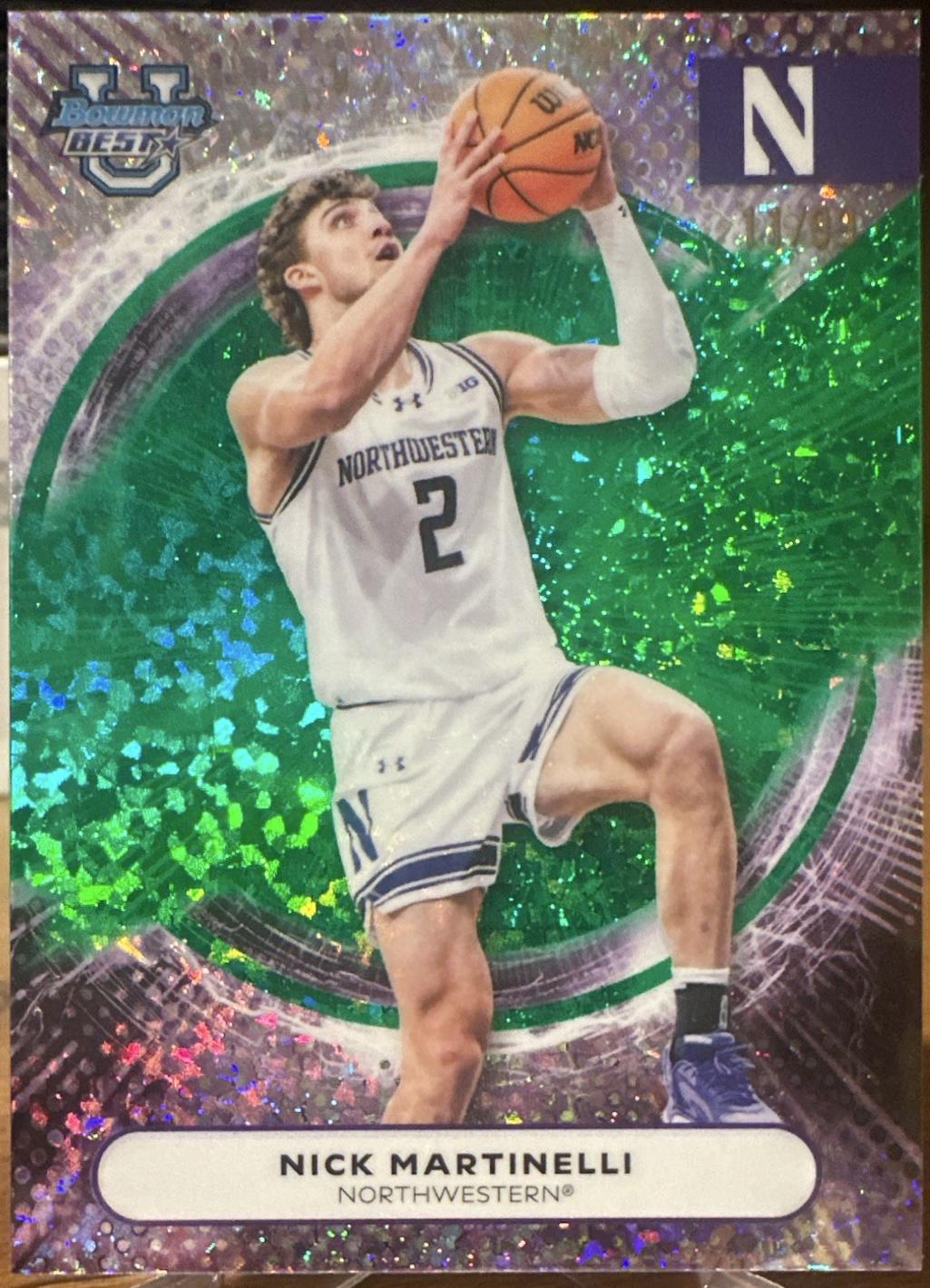 Nick Martinelli [Green Mini-Diamond Refractor] #70