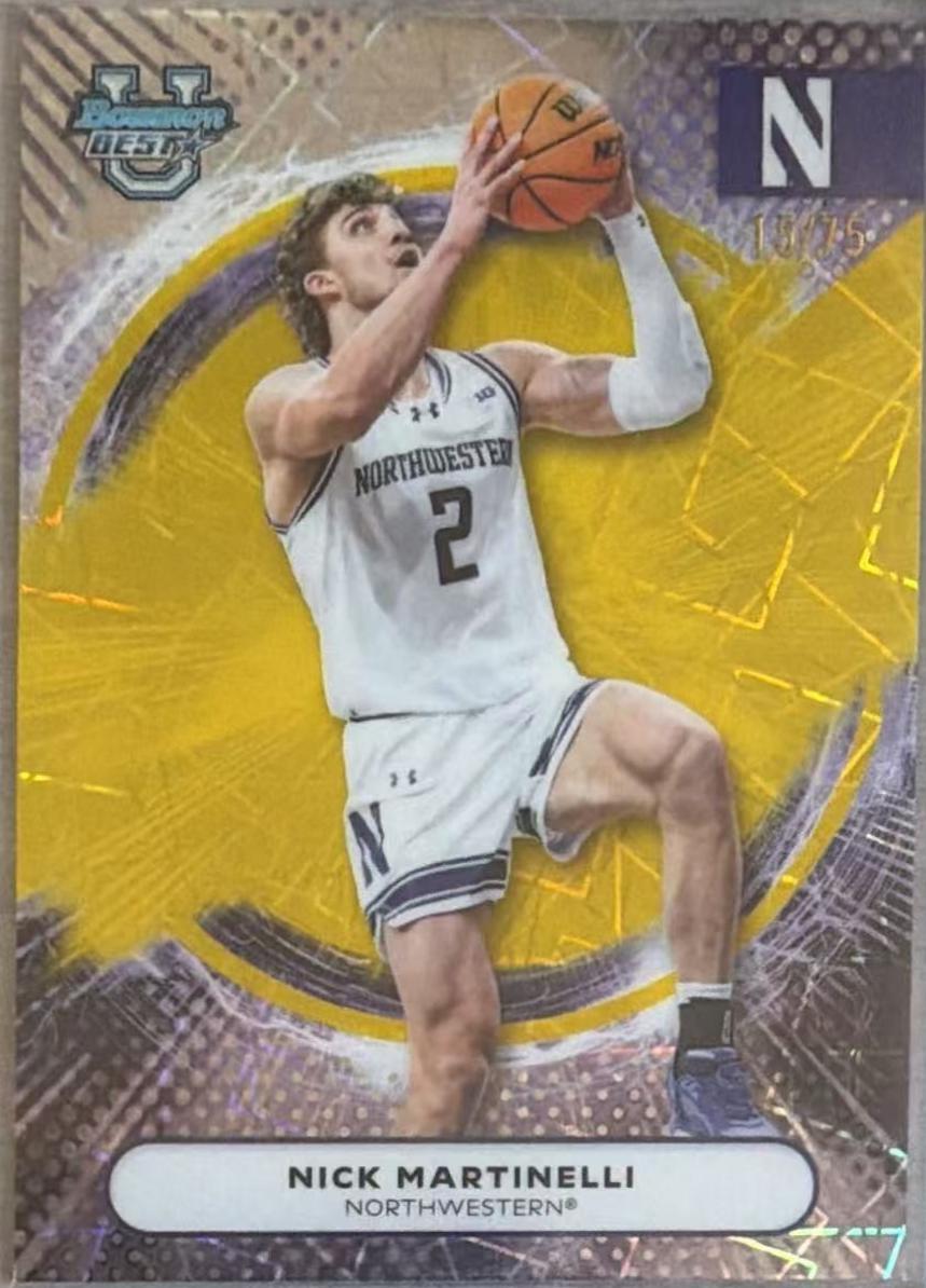 Nick Martinelli [Yellow Lazer Refractor] #70