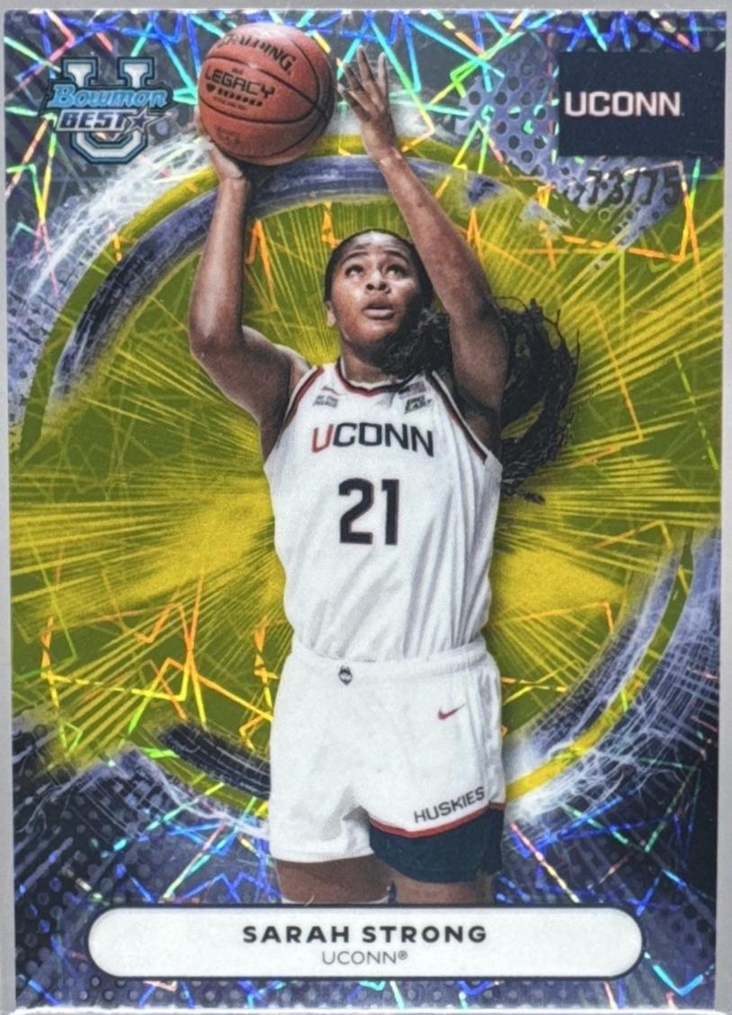 Sarah Strong [Yellow Lazer Refractor] #88