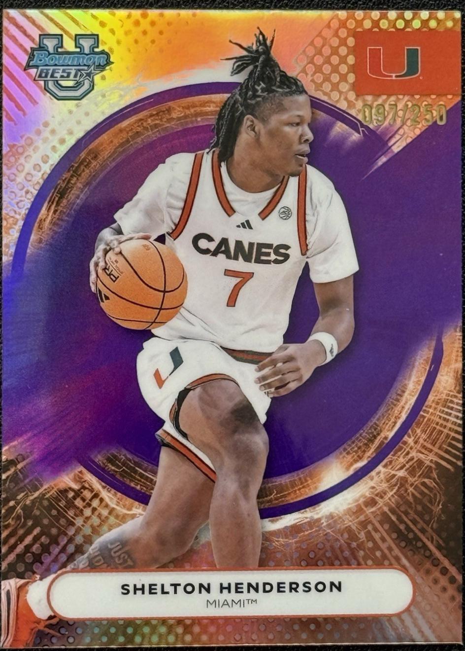 Shelton Henderson [Purple Refractor] #18