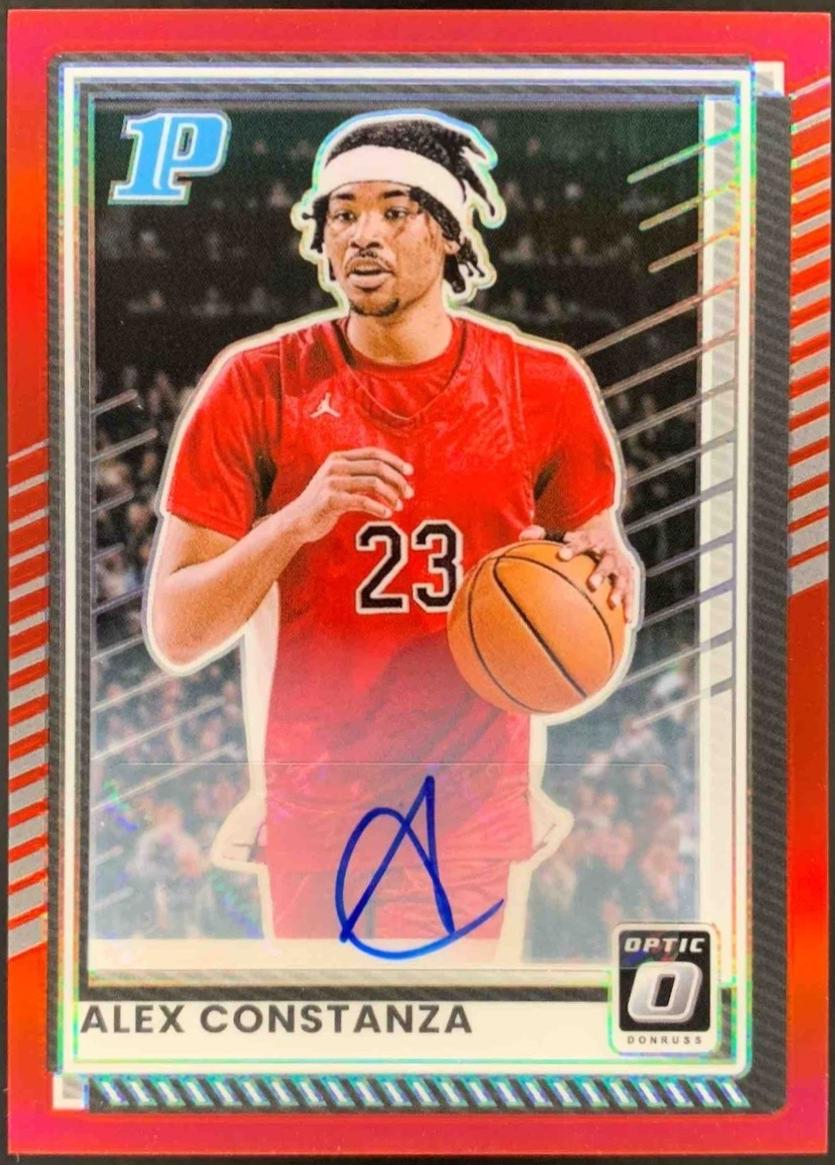 Alex Constanza [Red Holo Optic Autograph] #83