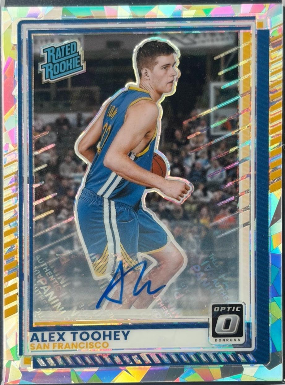 Alex Toohey [Cracked Ice Holo Optic Autograph] #37