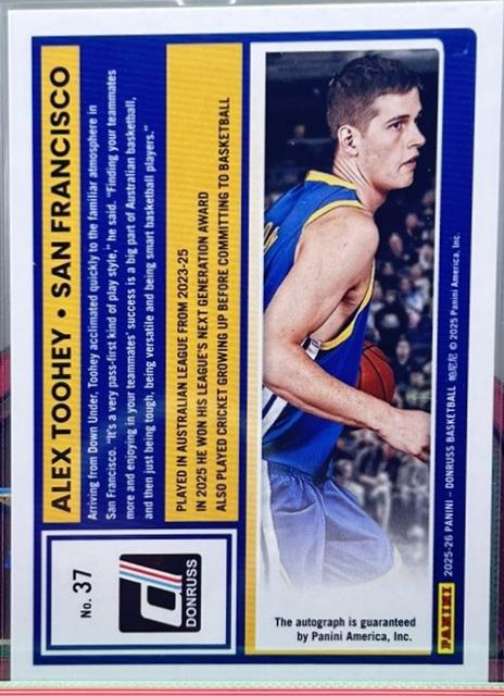 Alex Toohey [Holo Autograph] #37