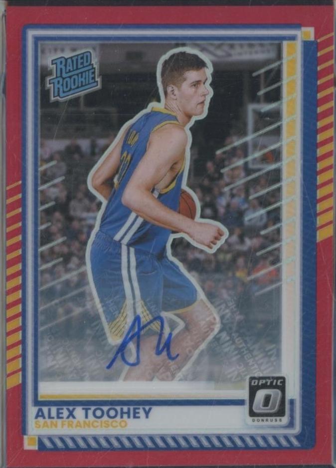 Alex Toohey [Red Holo Optic Autograph] #37