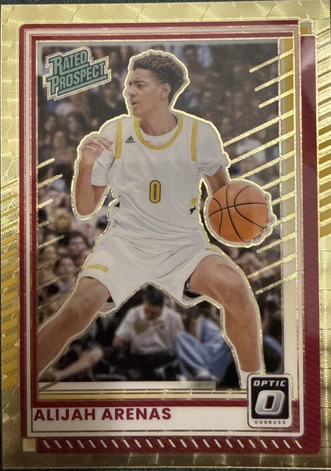 Alijah Arenas [Gold Vinyl Optic] #58