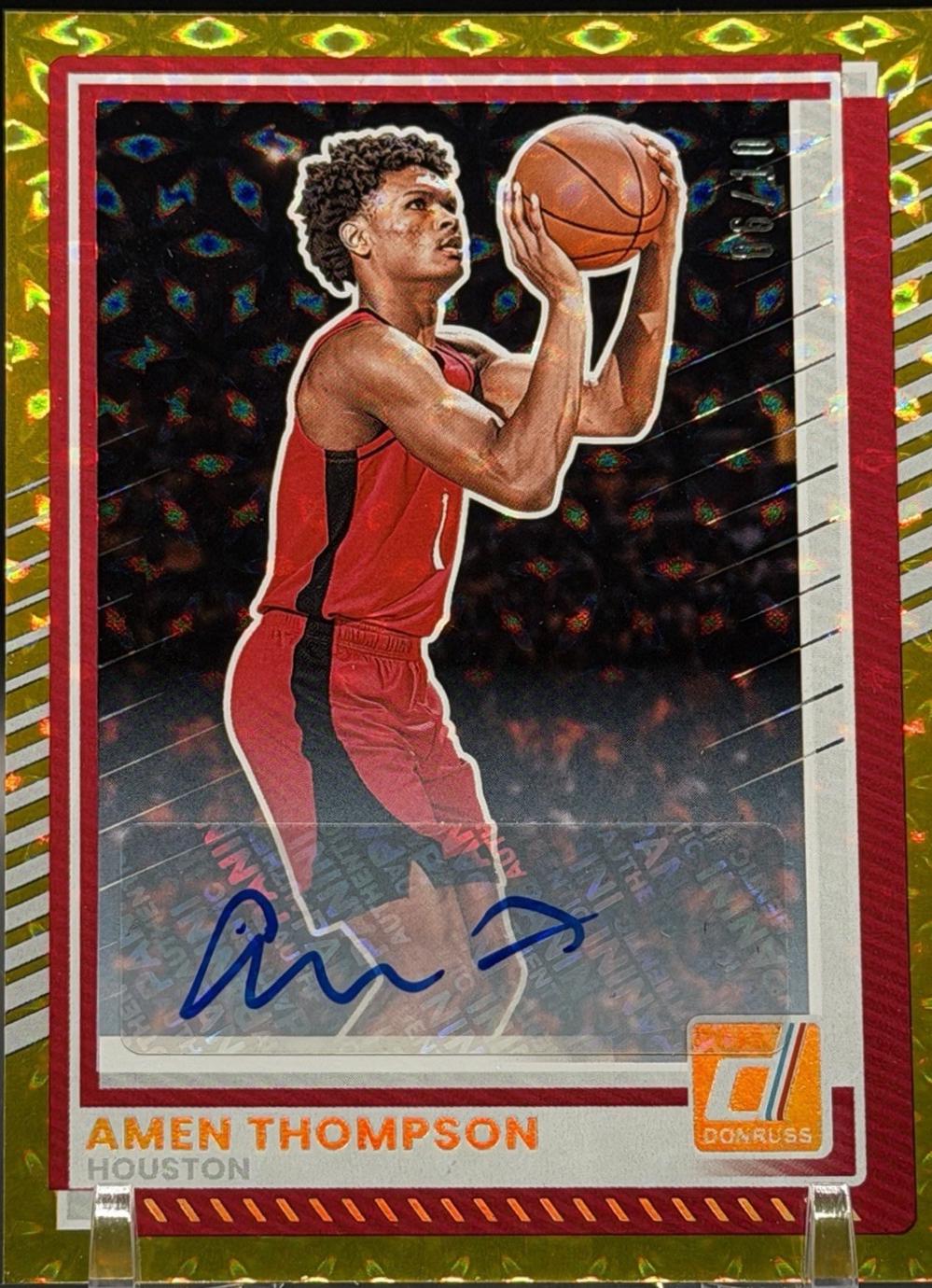 Amen Thompson [Gold Autograph] #111