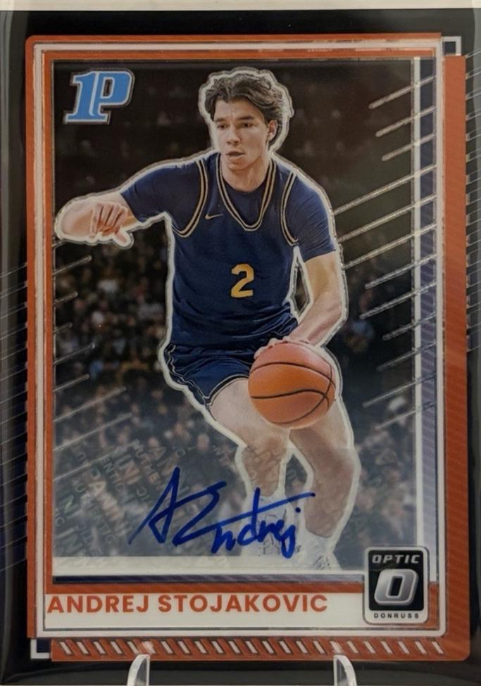 Andrej Stojakovic [Black Green Autograph] #76