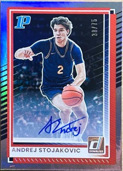 Andrej Stojakovic [Holo Autograph] #76