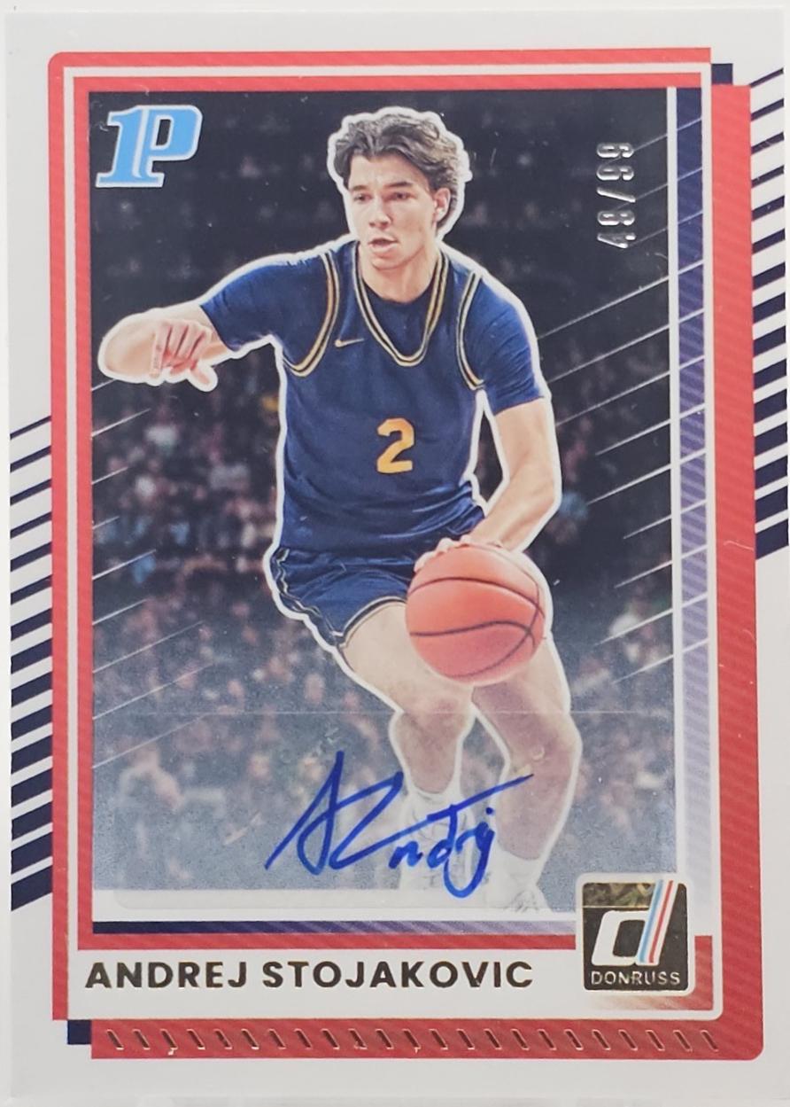Andrej Stojakovic [Orange Lava Autograph] #76