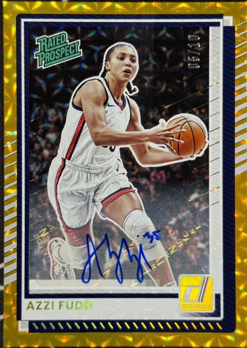 Azzi Fudd [Gold Autograph] #87