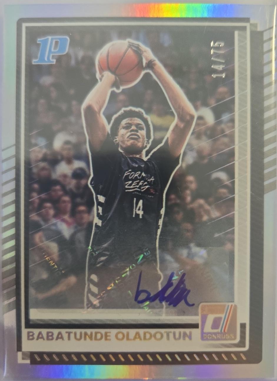 Babatunde Oladotun [Holo Autograph] #68
