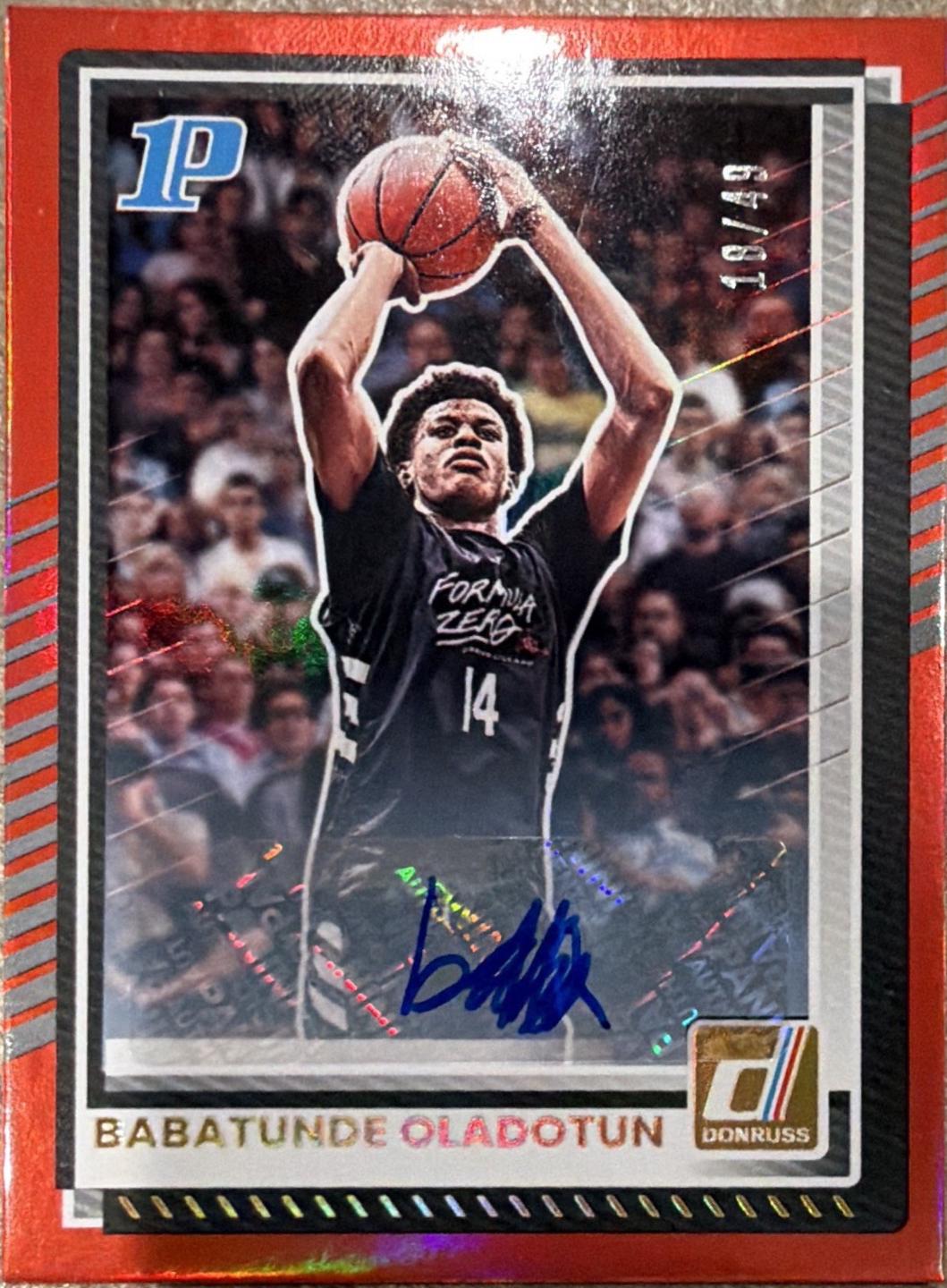 Babatunde Oladotun [Red Autograph] #68