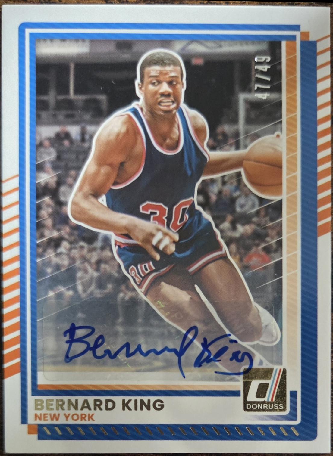 Bernard King [Red Autograph] #147
