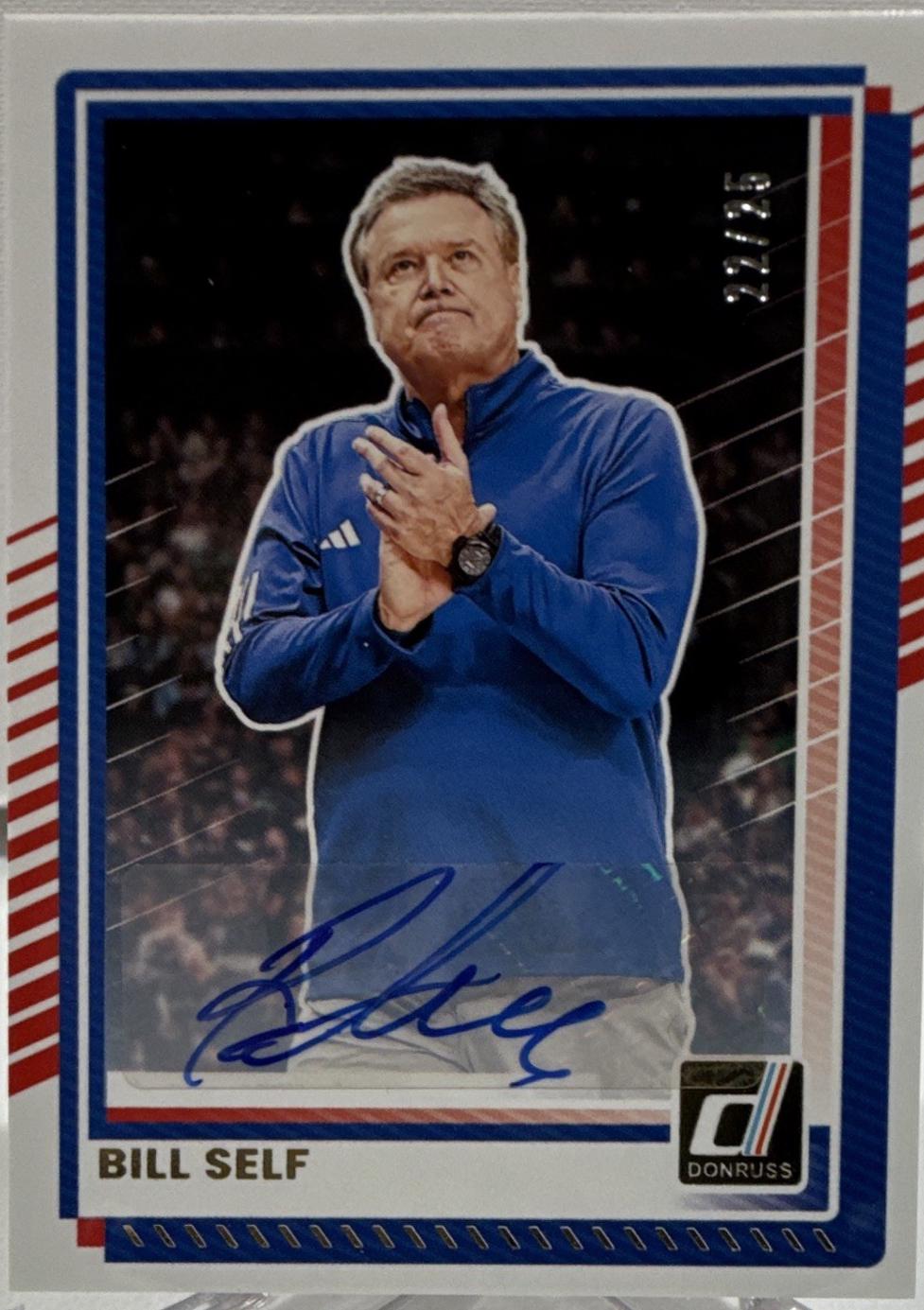Bill Self [Blue Autograph] #182
