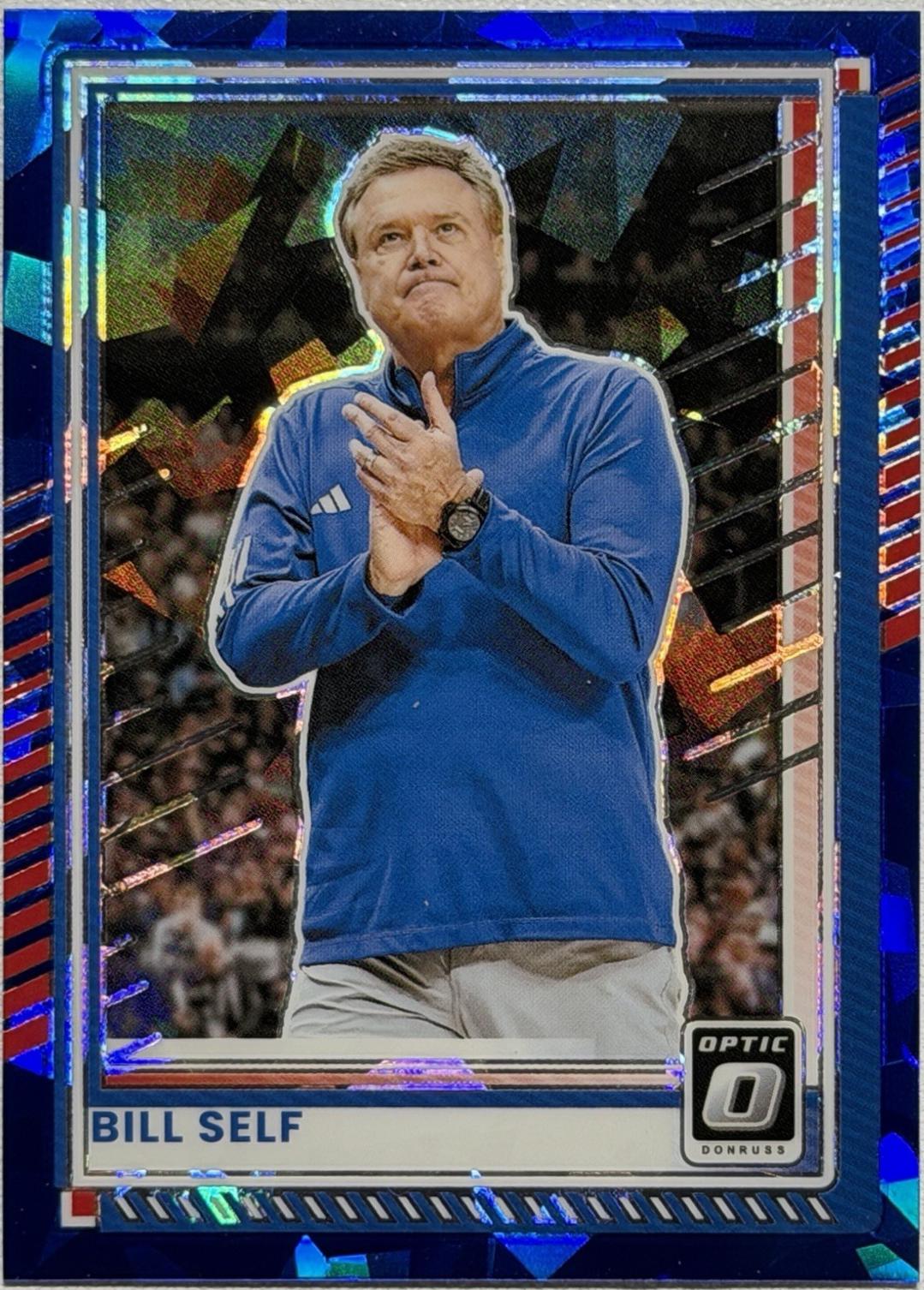 Bill Self [Blue Cracked Ice Optic] #182