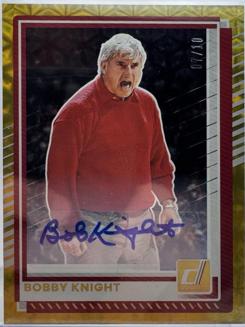 Bobby Knight [Gold Autograph] #197