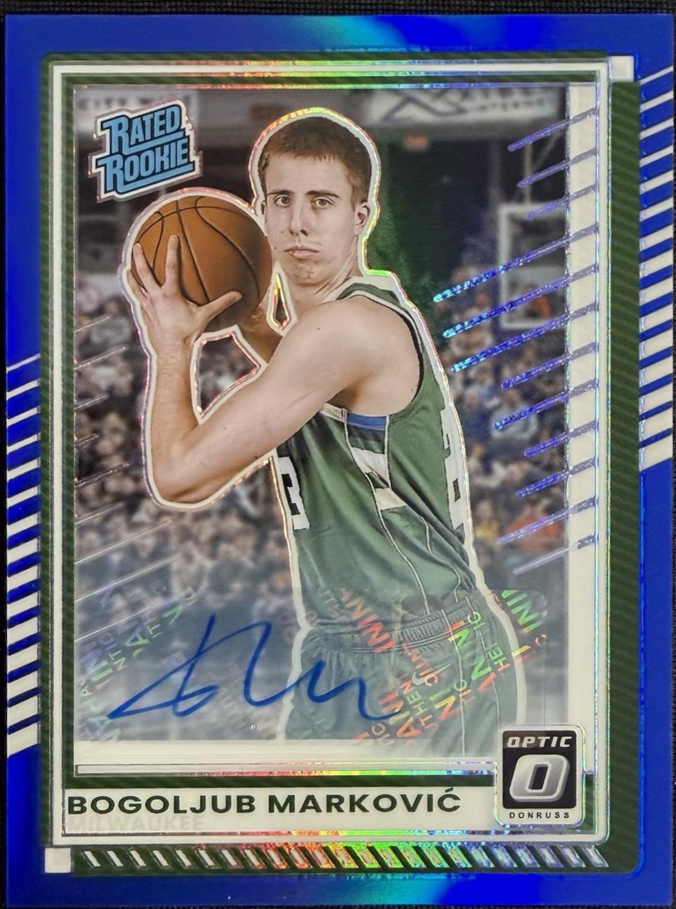 Bogoljub Markovic [Blue Holo Optic Autograph] #34