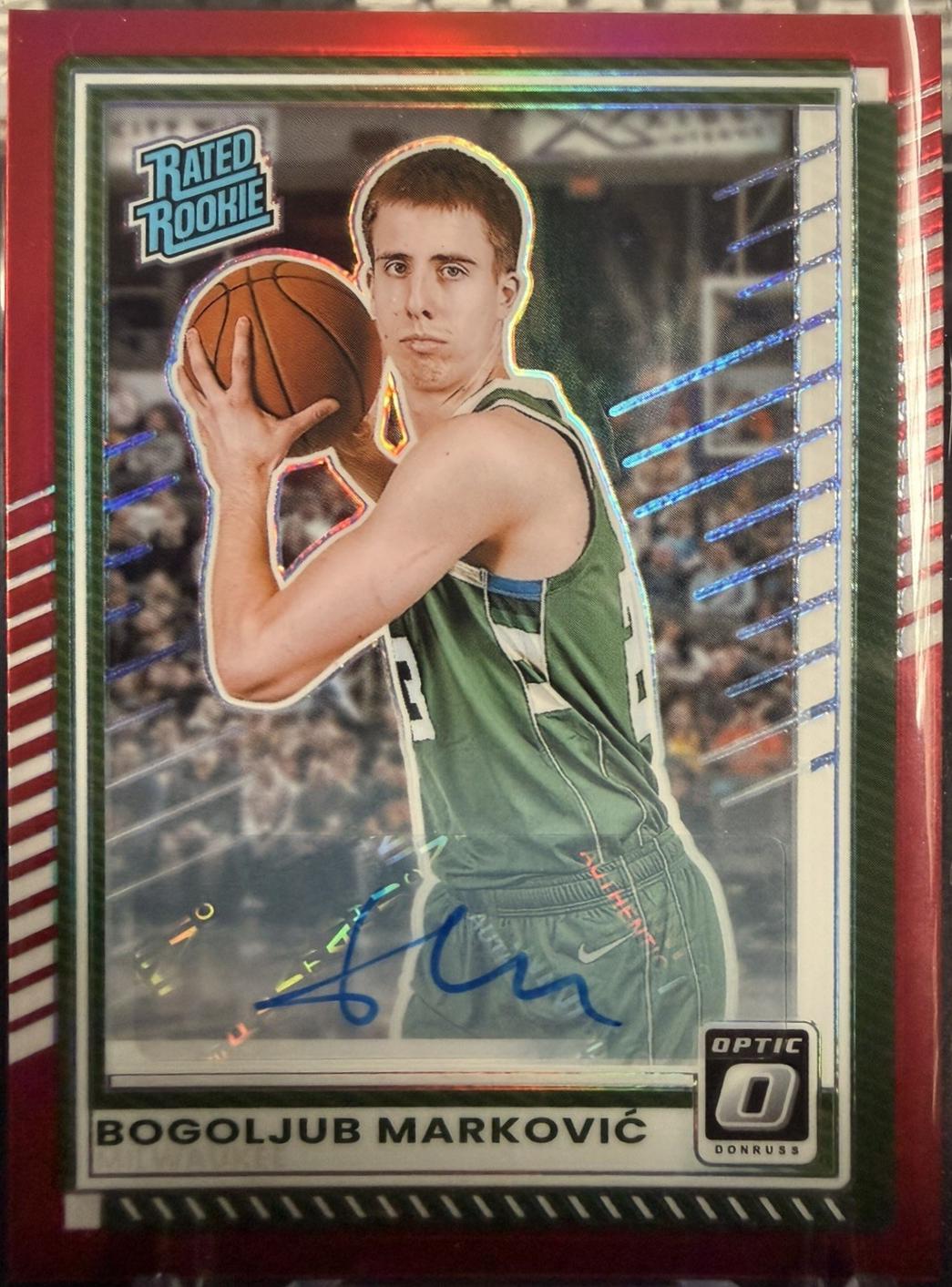 Bogoljub Markovic [Red Holo Optic Autograph] #34