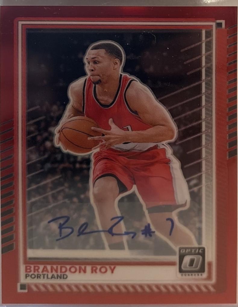 Brandon Roy [Red Holo Optic Autograph] #82