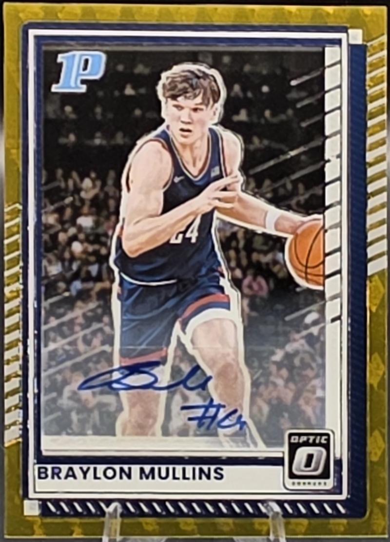 Braylon Mullins [FOTL Gold Holo Optic Autograph] #95