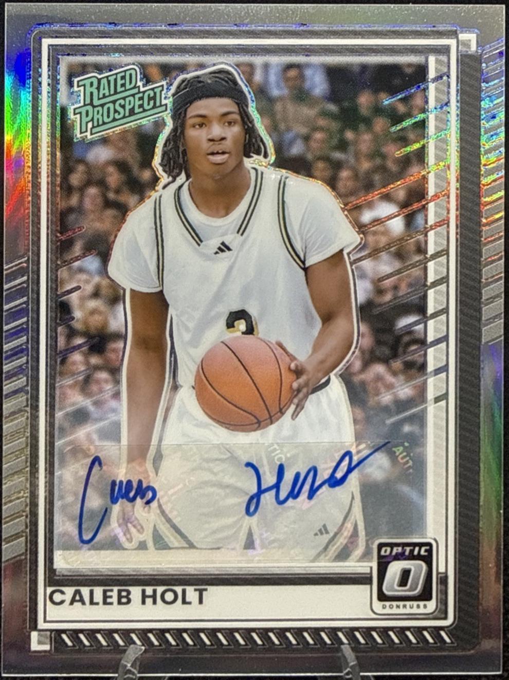 Caleb Holt [Holo Optic Autograph] #65