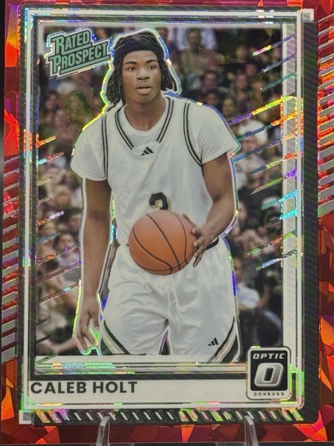 Caleb Holt [Red Cracked Ice Optic] #65
