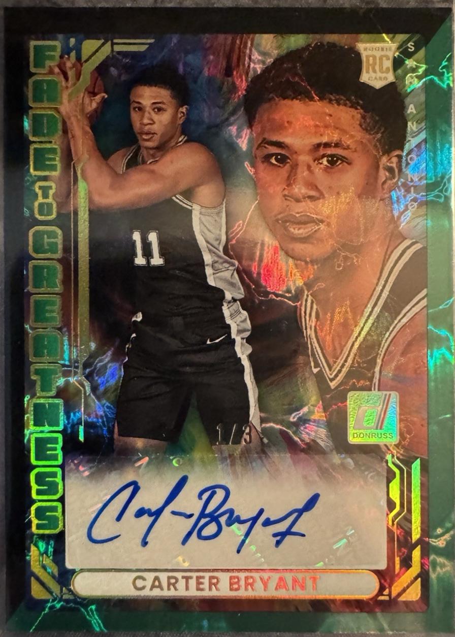 Carter Bryant [Black Green Autograph] #8