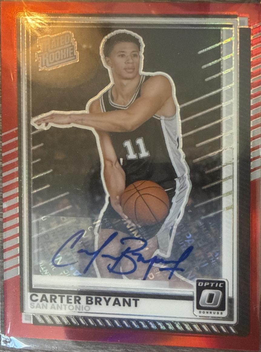 Carter Bryant [Red Holo Optic Autograph] #8
