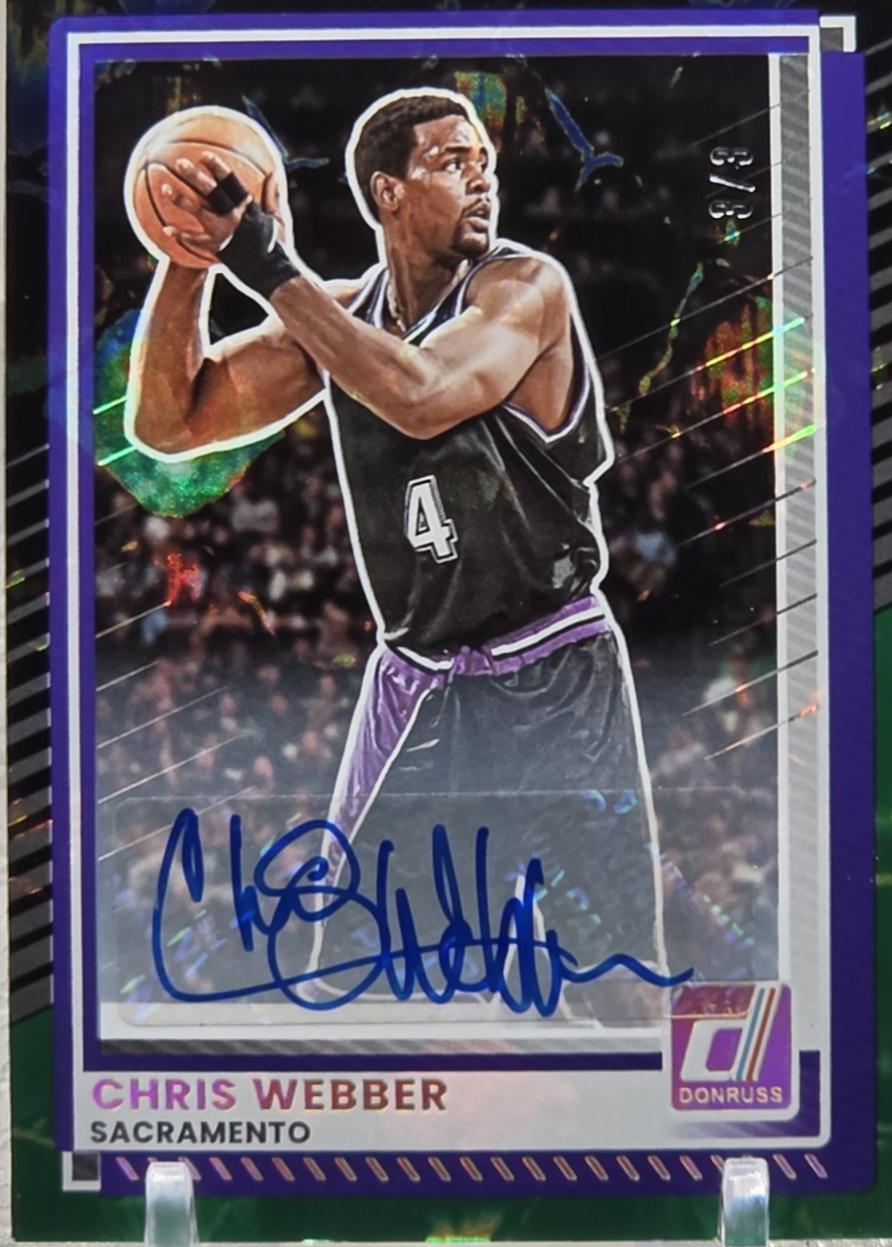 Chris Webber [Black Green Autograph] #189