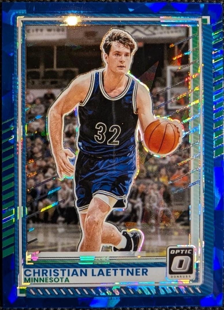 Christian Laettner [Blue Cracked Ice Optic] #134
