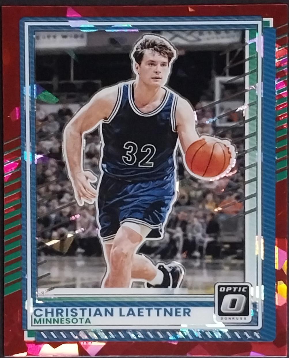 Christian Laettner [Red Cracked Ice Optic] #134