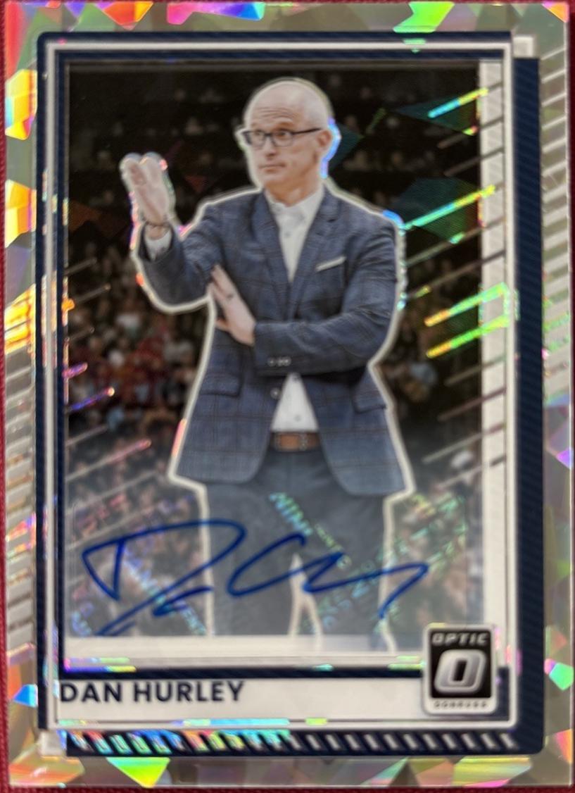 Dan Hurley [Cracked Ice Holo Optic Autograph] #194