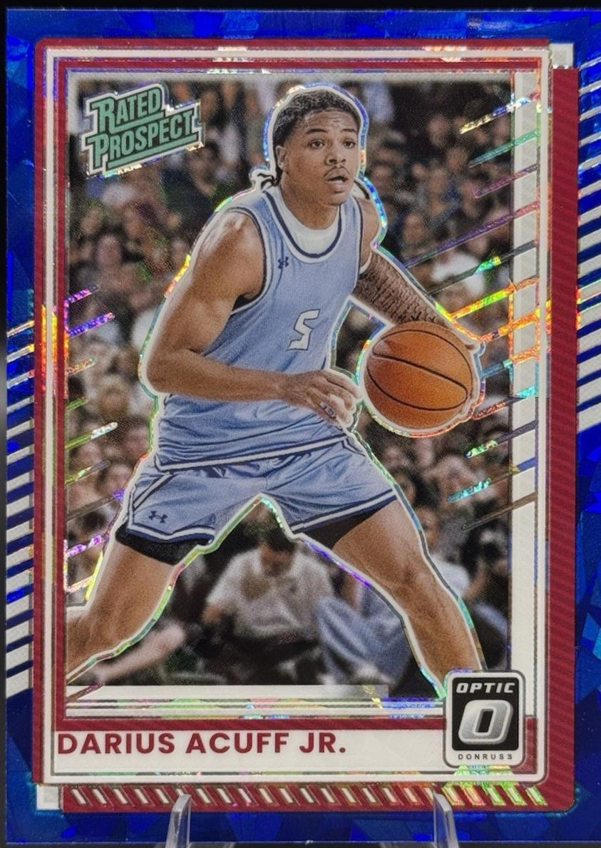 Darius Acuff Jr. [Blue Cracked Ice Optic] #63