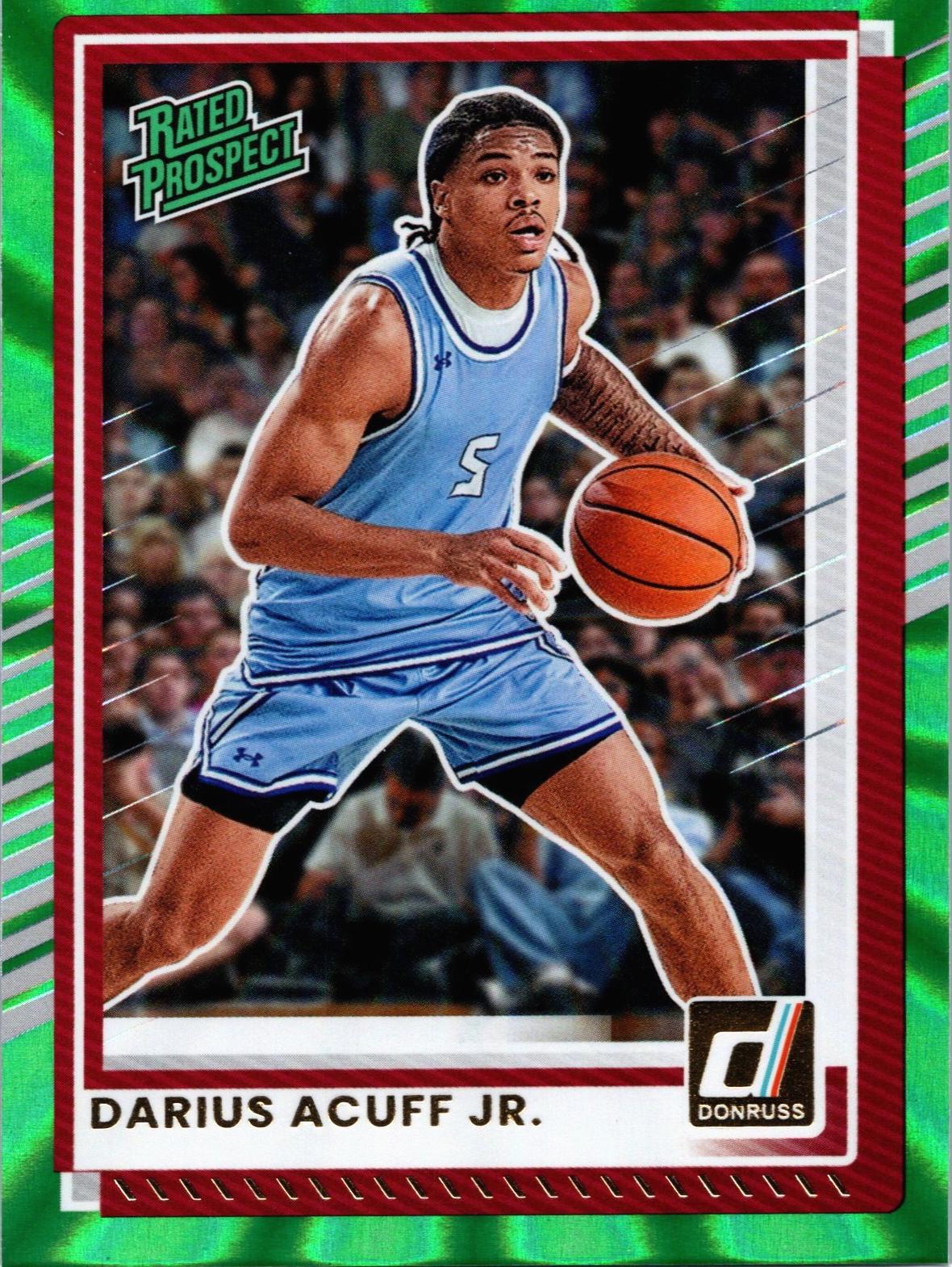 Darius Acuff Jr. [Holo Green Laser] #63