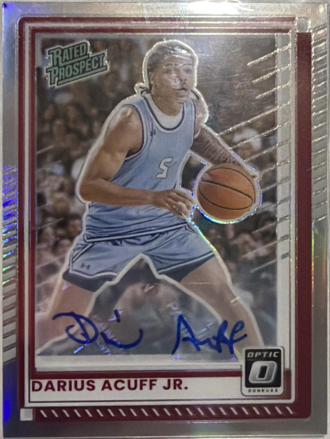 Darius Acuff Jr. [Holo Optic Autograph] #63