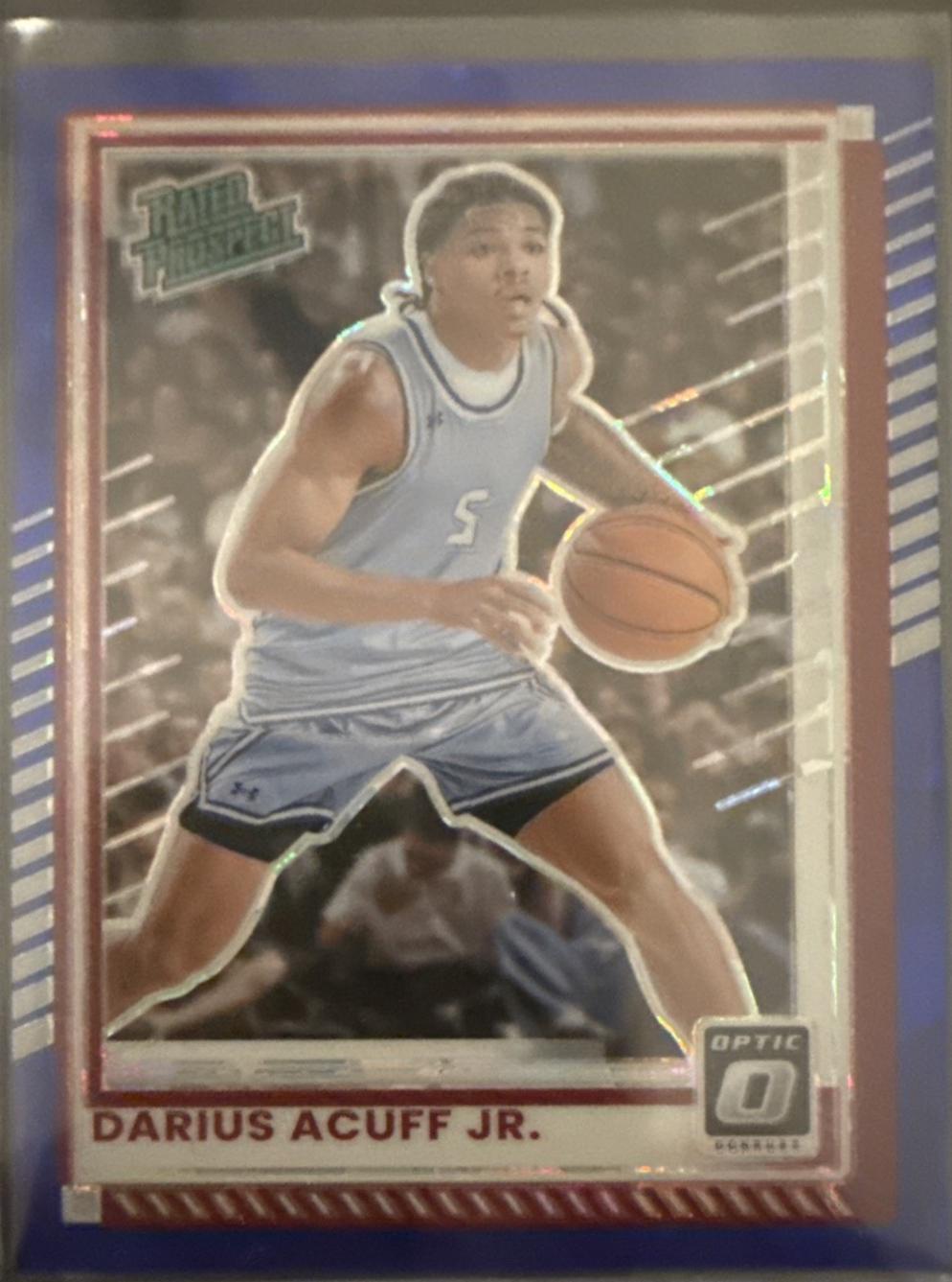 Darius Acuff Jr. [Purple Velocity Optic] #63
