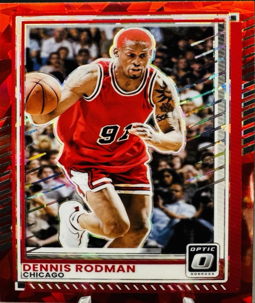 Dennis Rodman [Red Cracked Ice Optic] #159