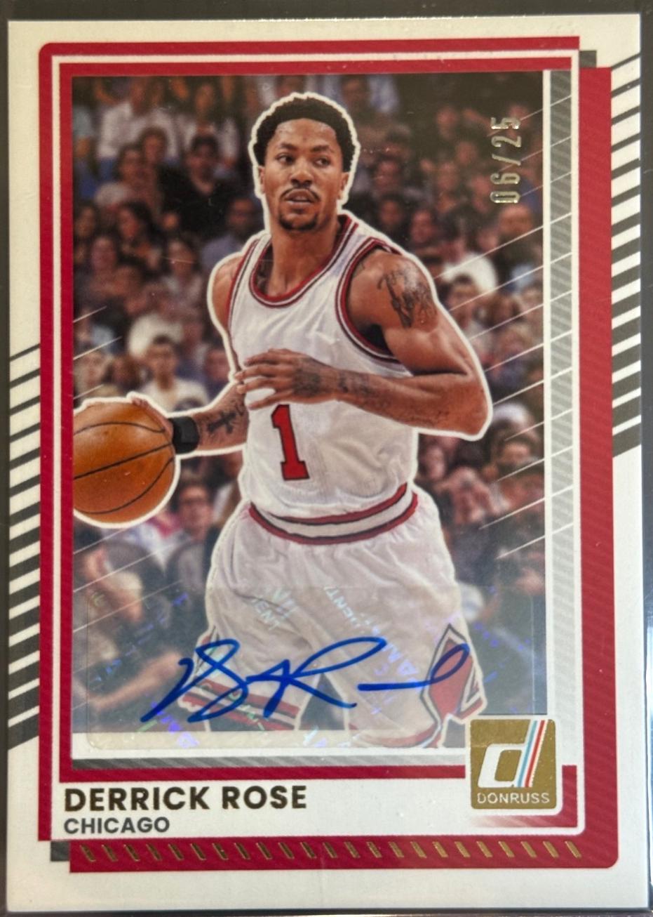 Derrick Rose [Blue Autograph] #170
